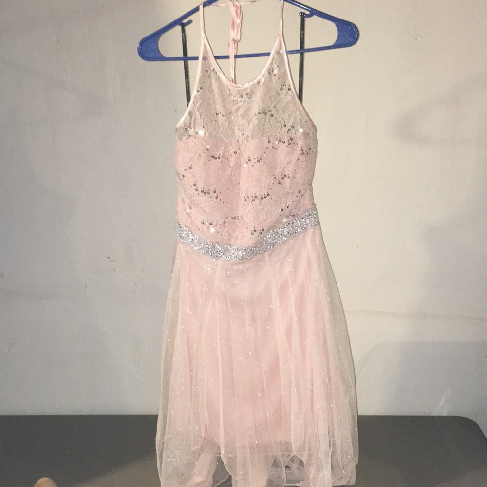 PINK HOMECOMING DRESS NWT (SIZE 13)